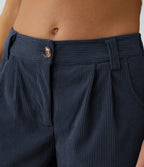 Azul Niebla - Pantalón de pana casual 4