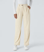Blanco Cisne - Pantalón de pana casual 4