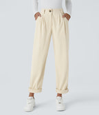 Blanco Cisne - Pantalón de pana casual 3