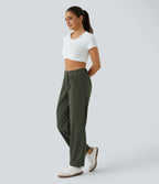 Verde Caza - Pantalón de pana casual 5