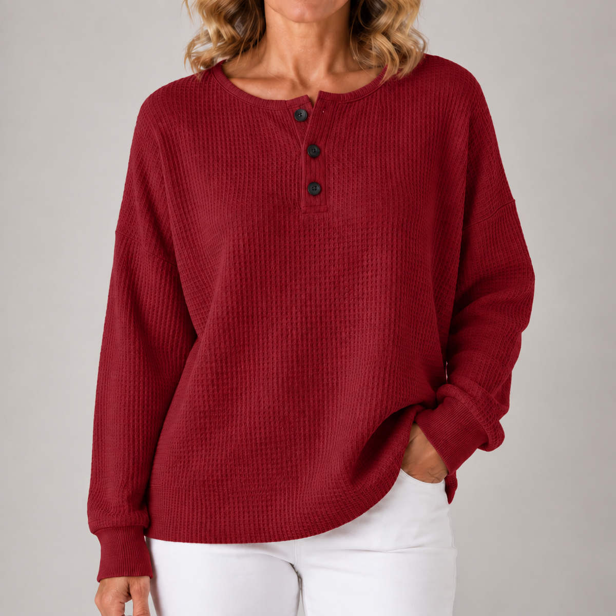 Juniper | Jersey de Punto Waffle Suave