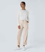 Blanco - Pantalón de pana casual 6