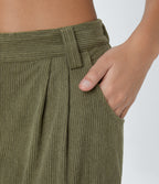 Verde Bruma - Pantalón de pana casual 6