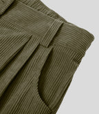Verde Bruma - Pantalón de pana casual 9