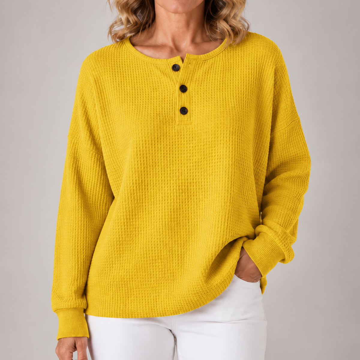 Juniper | Jersey de Punto Waffle Suave