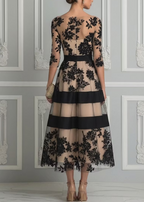 Maria - Vestido Midi Elegante de Encaje