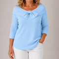 Gisela | Jersey de punto elegante con lazo