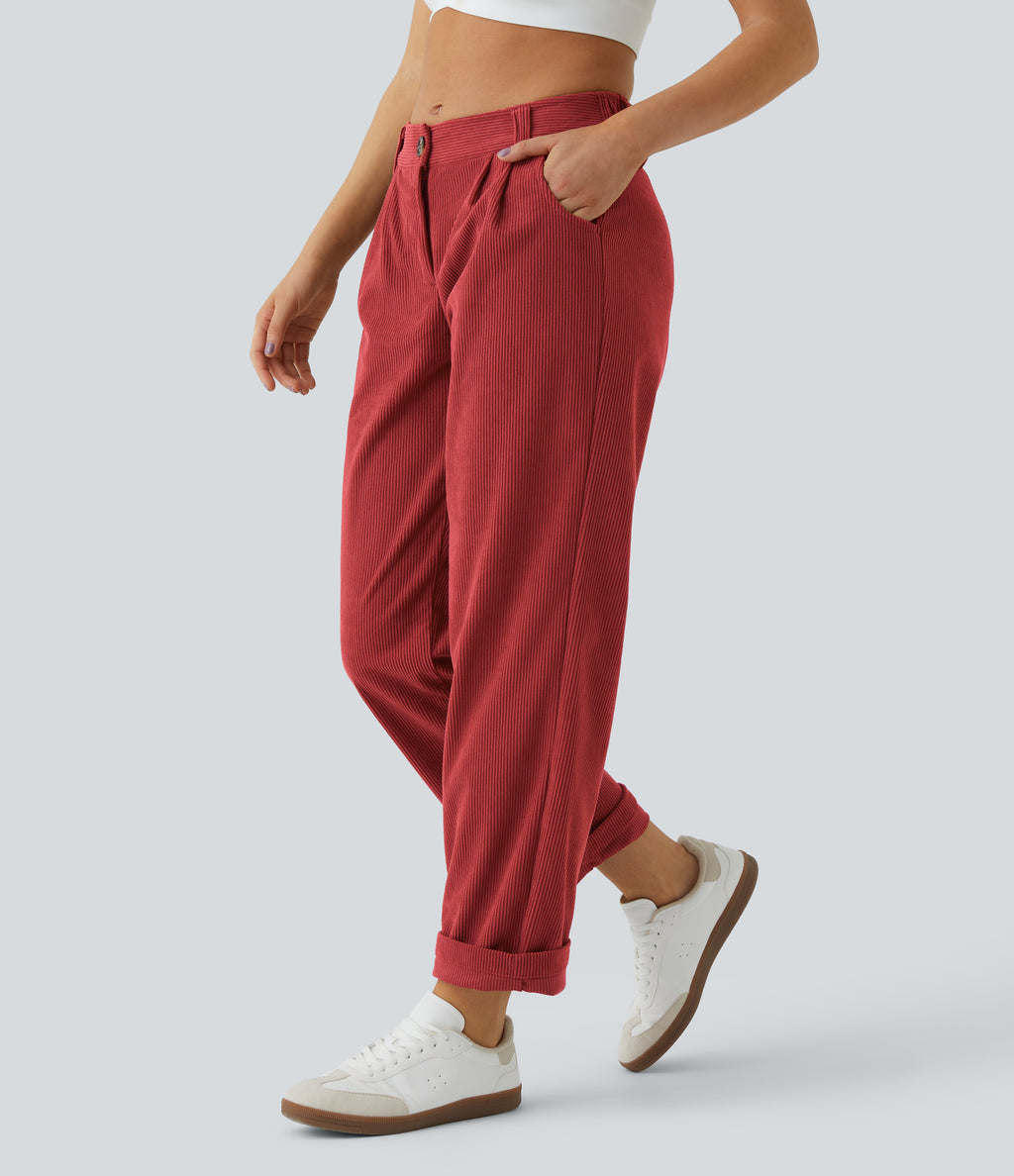 Manzana Asada - Pantalón de pana casual 1