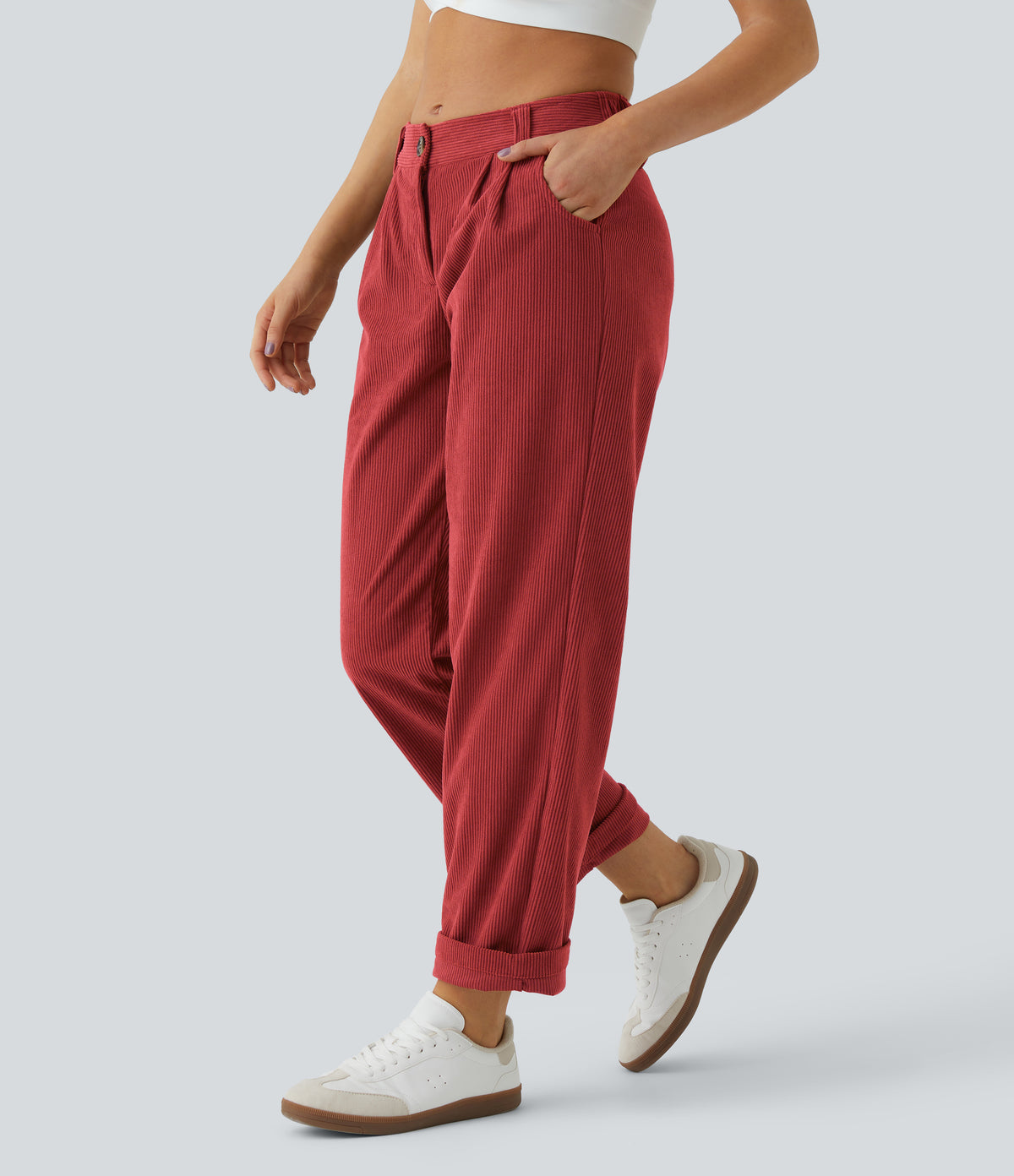 Manzana Asada - Pantalón de pana casual 1