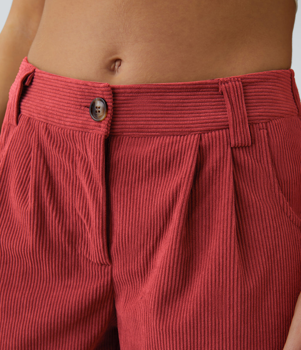 Manzana Asada - Pantalón de pana casual 4