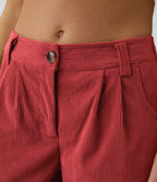 Manzana Asada - Pantalón de pana casual 4