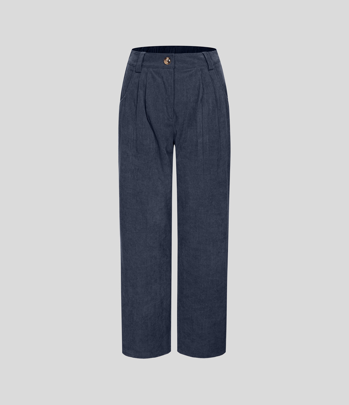 Azul Niebla - Pantalón de pana casual 6