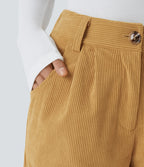 Oro Ámbar - Pantalón de pana casual 5