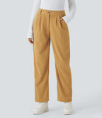 Oro Ámbar - Pantalón de pana casual 4
