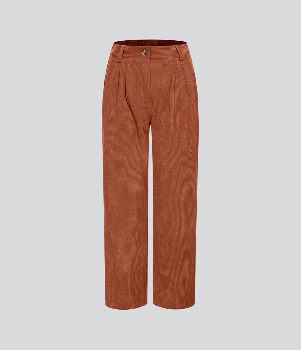 Arcilla - Pantalón de pana casual 6