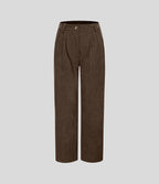 Marrón Café - Pantalón de pana casual 6