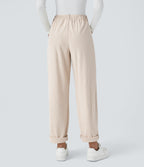 Blanco - Pantalón de pana casual 2