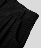 Negro - Pantalón de pana casual 9
