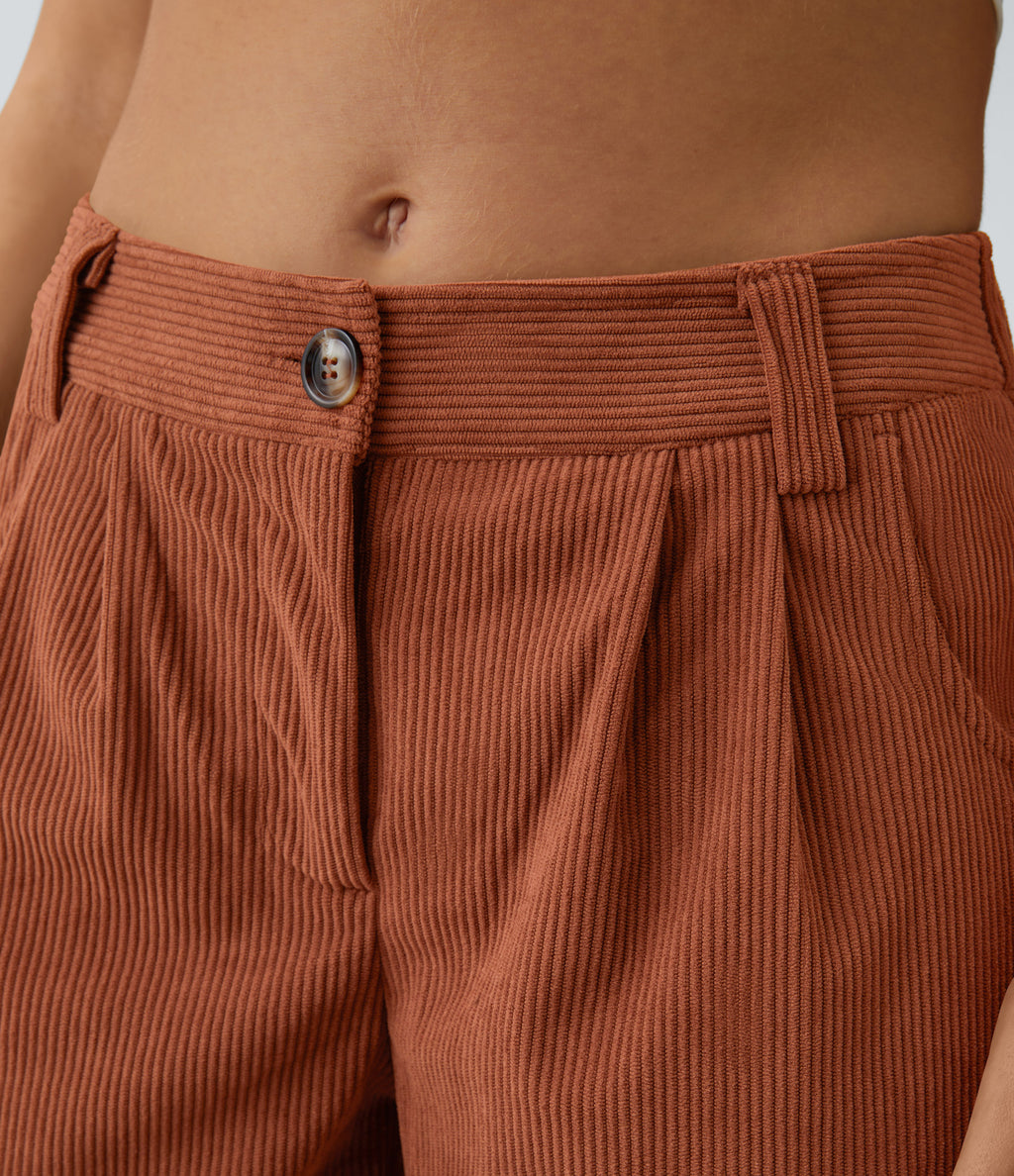 Arcilla - Pantalón de pana casual 4
