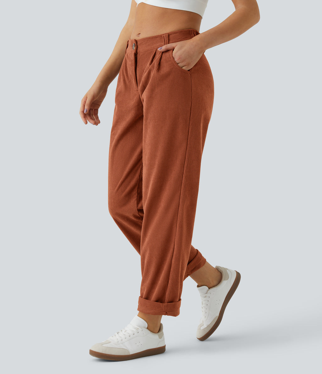 Arcilla - Pantalón de pana casual 1
