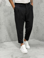 Pantalón MADRID con pinzas negro 1