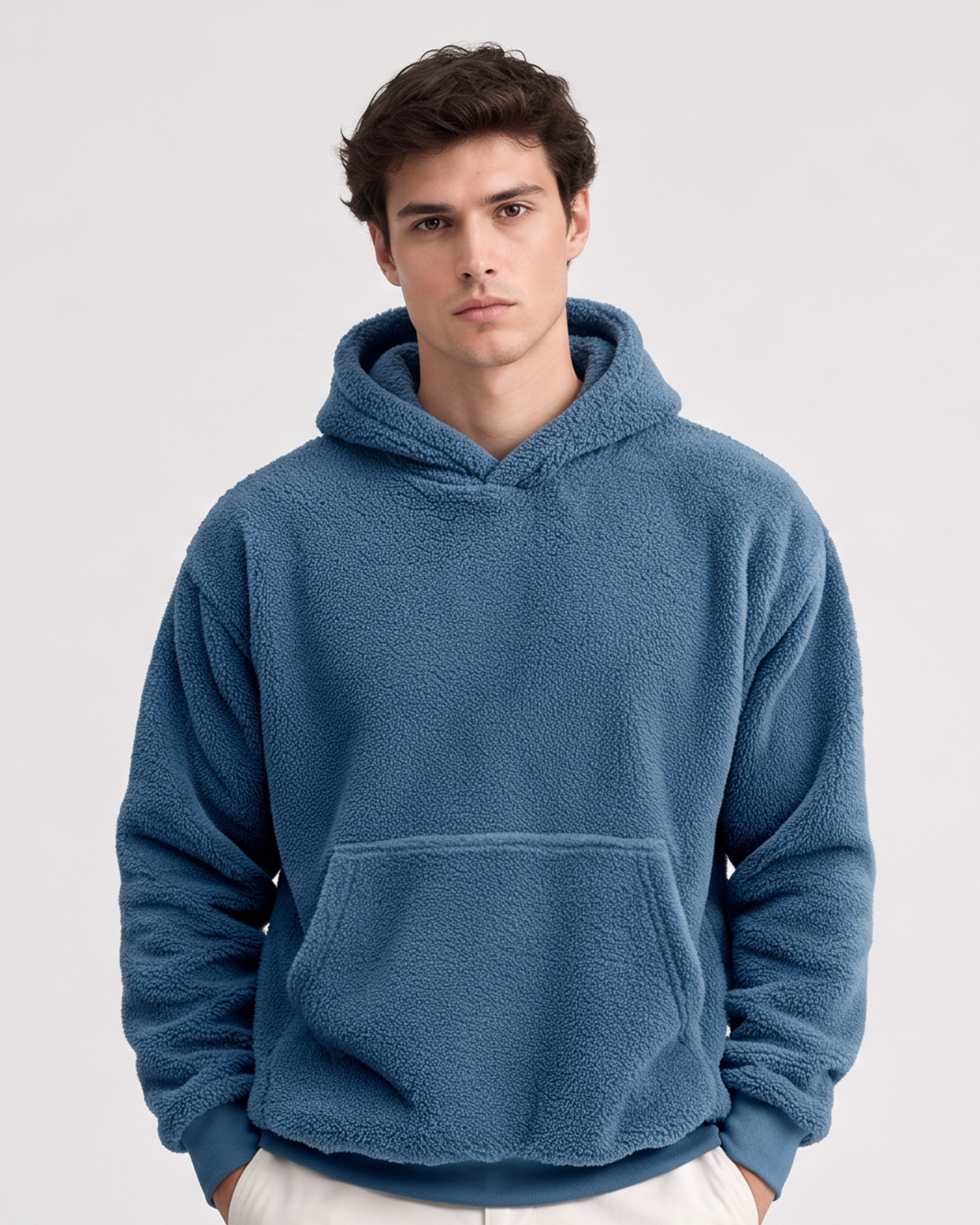 Marco Antuan - Sudadera de pelo reversible