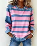 Lucía Ferrer - Sudadera de rayas