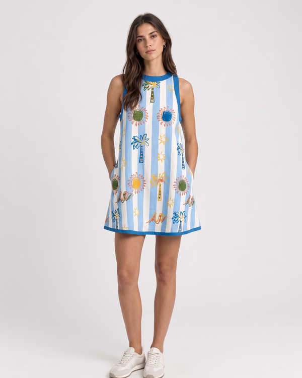 Maria Carei - Vestido corto de flores