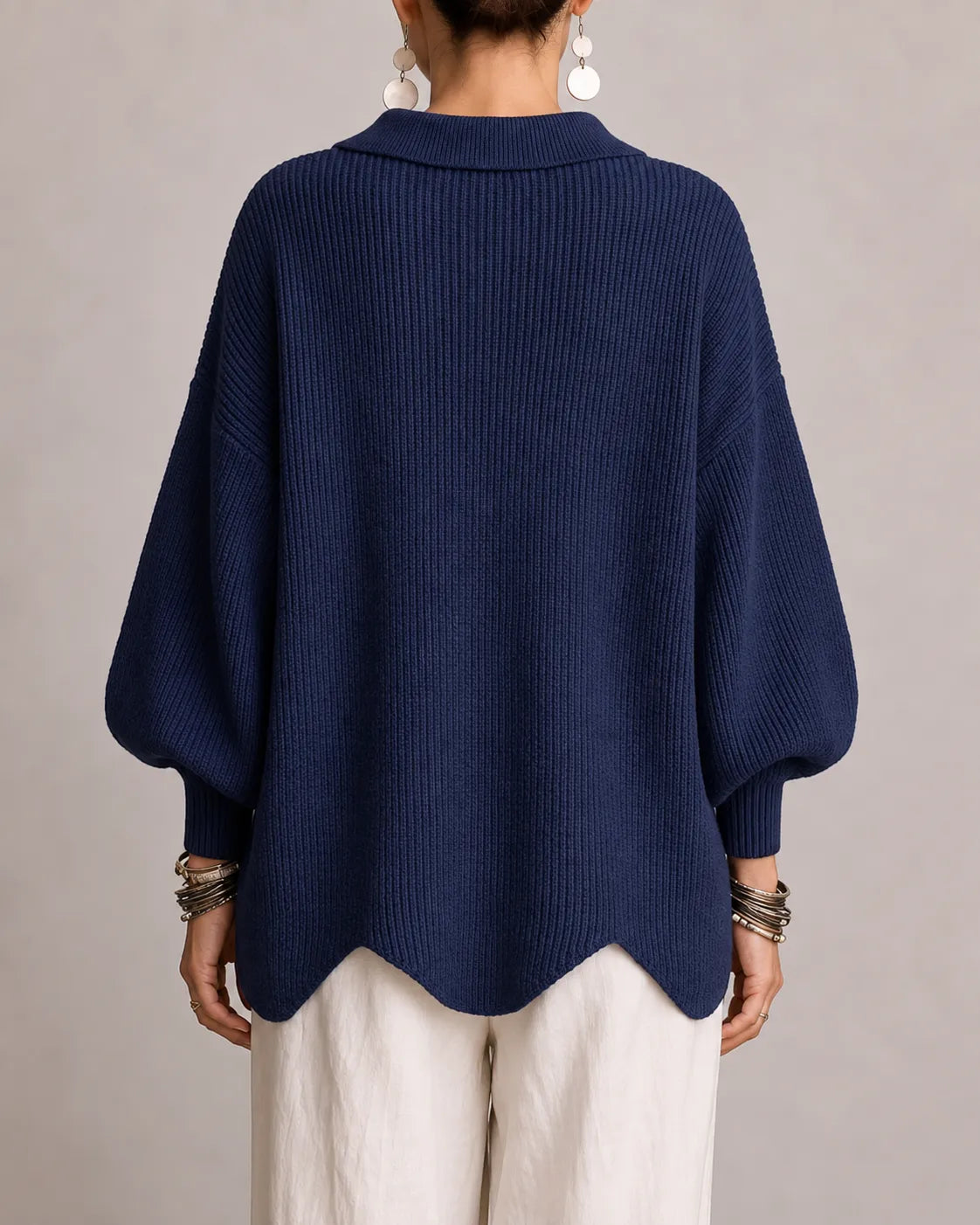 Elara - Cárdigan de punto oversize con botones