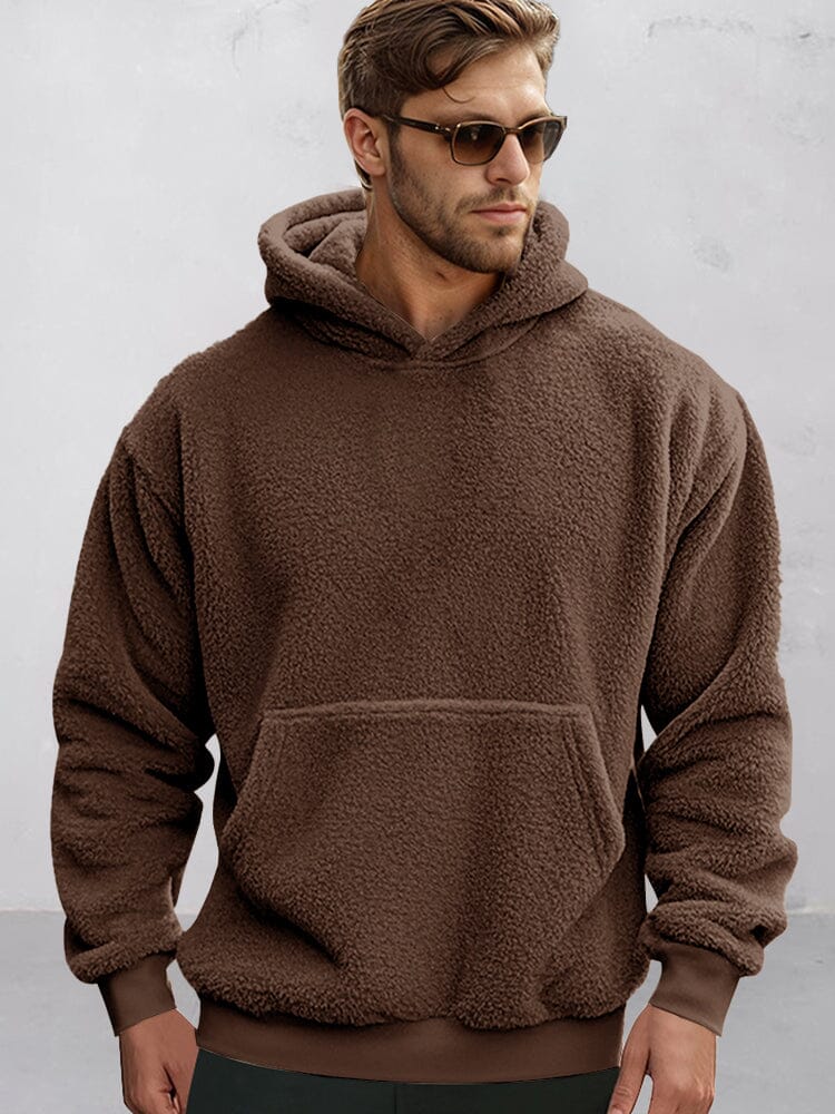 Marco Antuan - Sudadera de pelo reversible