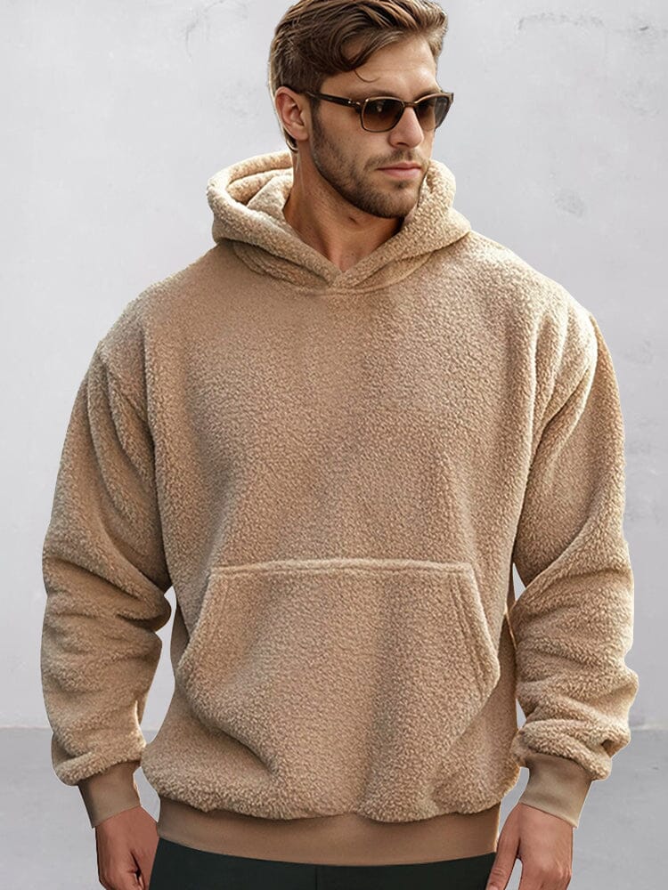 Marco Antuan - Sudadera de pelo reversible