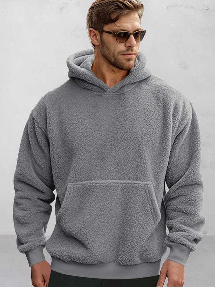 Marco Antuan - Sudadera de pelo reversible
