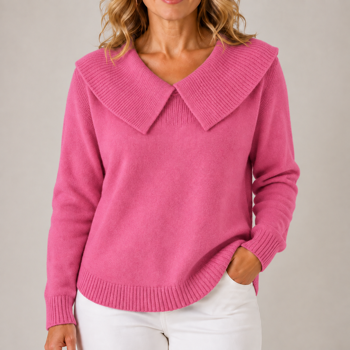 Yari | Jersey de punto elegante con cuello