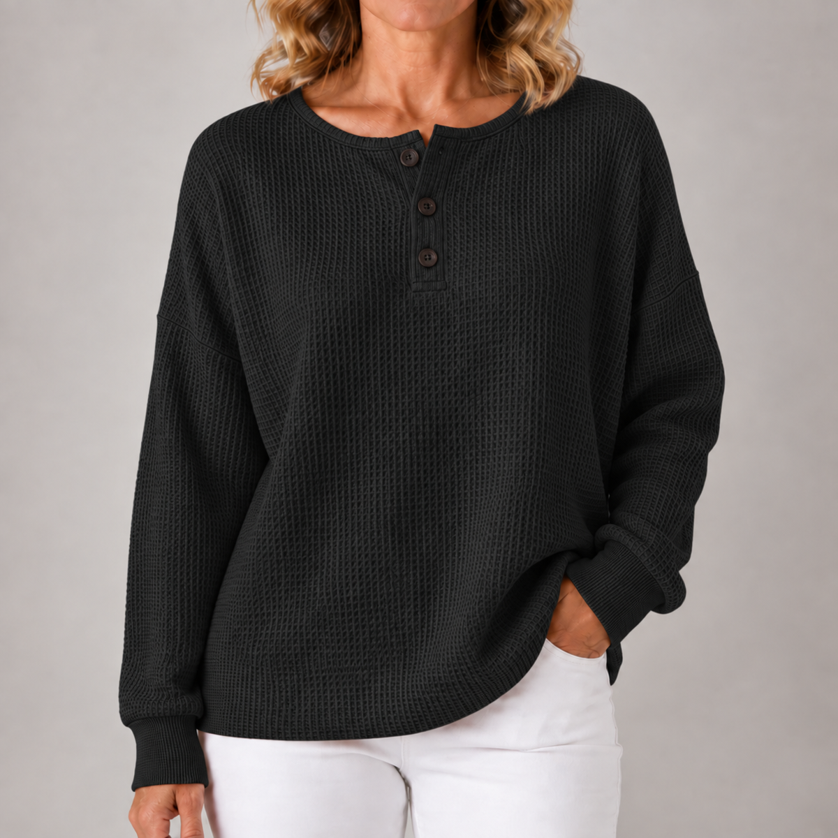 Juniper | Jersey de Punto Waffle Suave