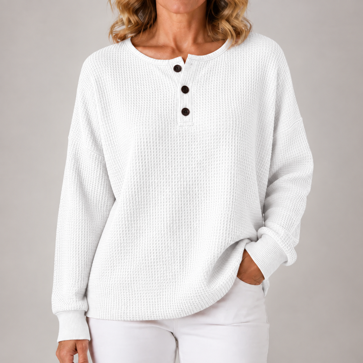 Juniper | Jersey de Punto Waffle Suave