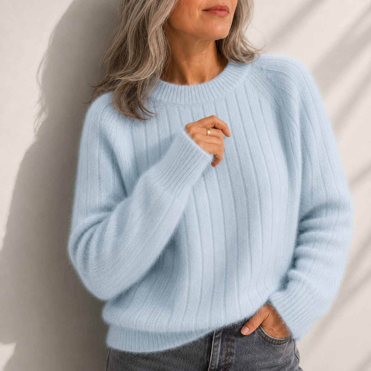 Mila | Jersey Suave de Color Liso
