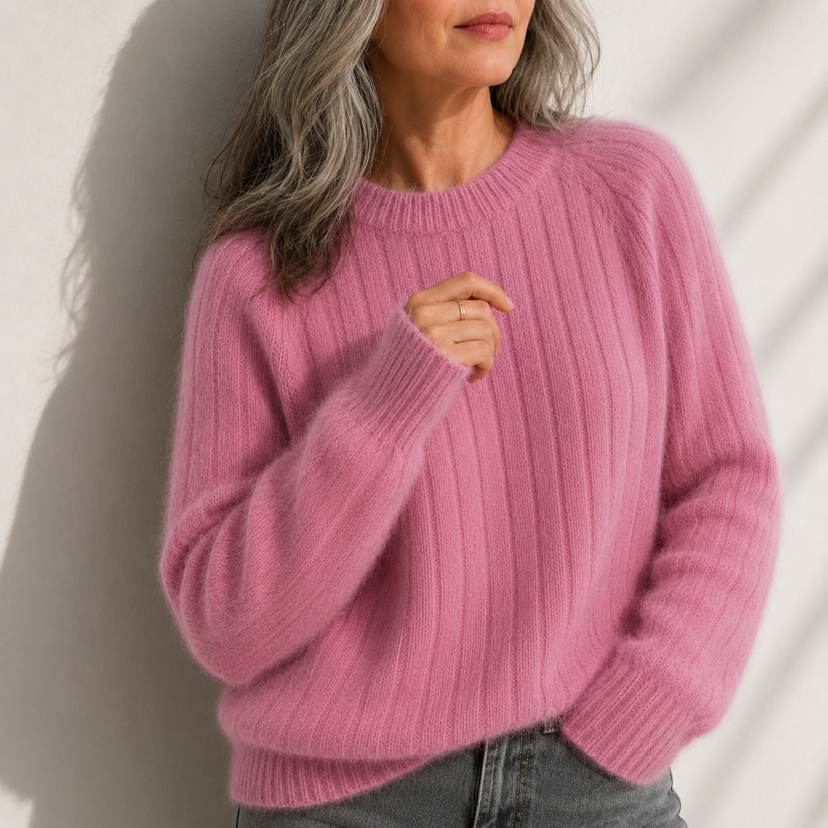 Mila | Jersey Suave de Color Liso