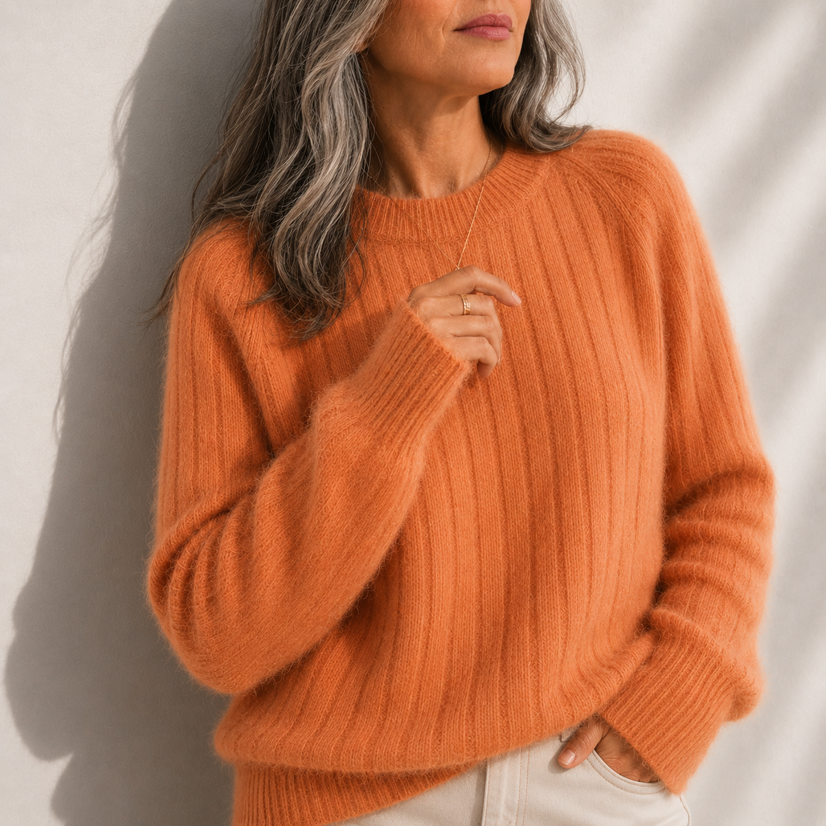 Mila | Jersey Suave de Color Liso