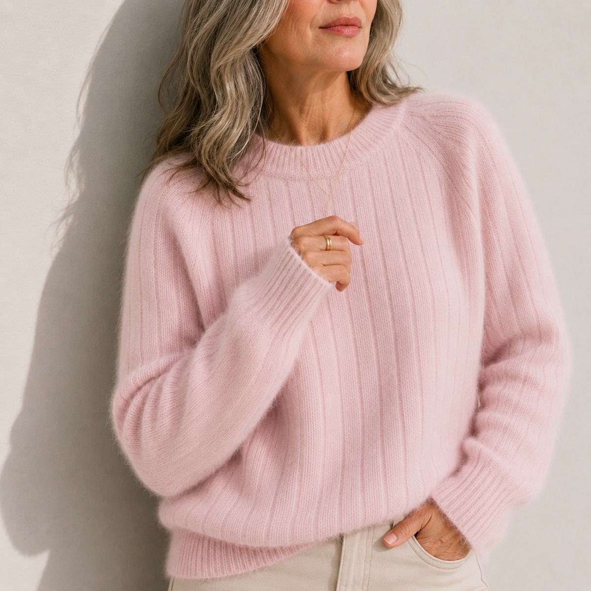 Mila | Jersey Suave de Color Liso