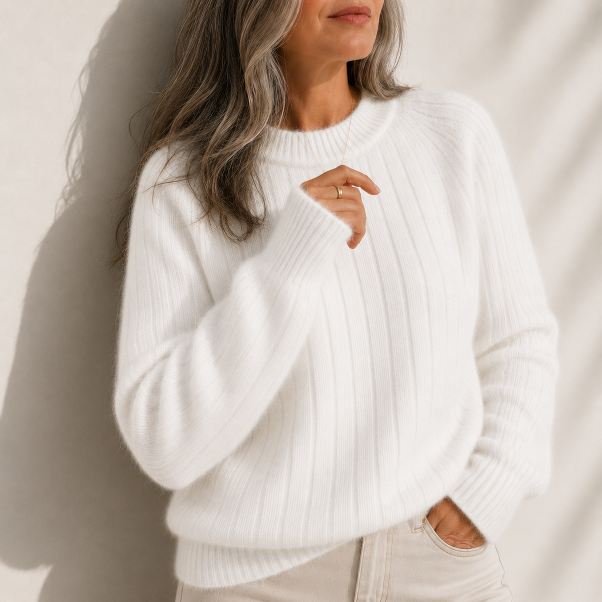 Mila | Jersey Suave de Color Liso